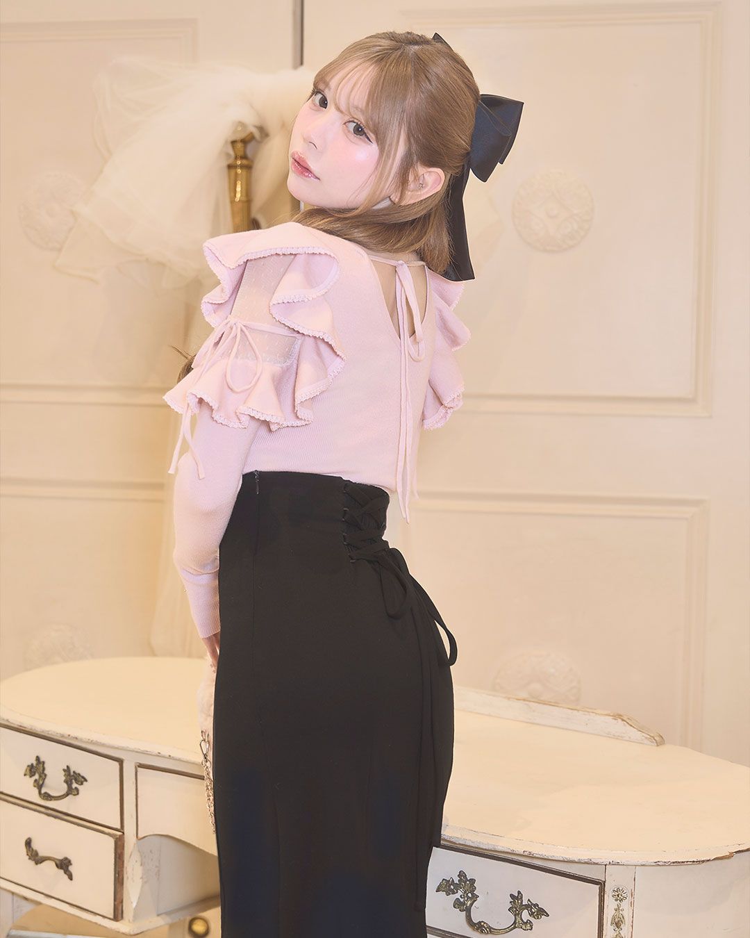 大人の美脚スカート ブラック | ファッション通販＆メディアMyColor