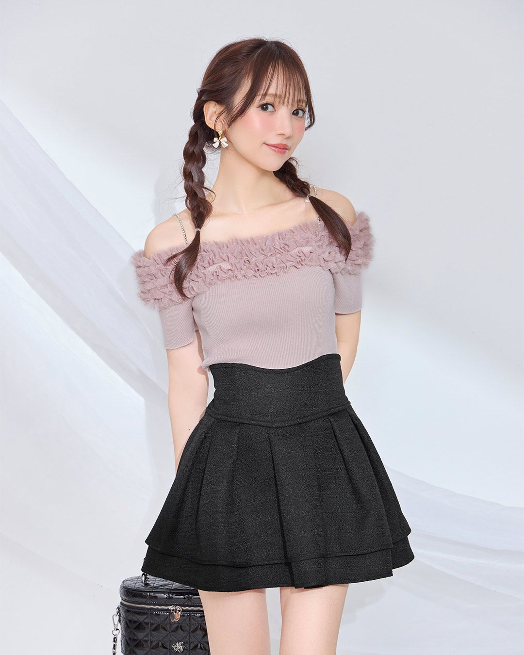 Bibiy. MAGNOLIA TOP トップス　オフショル Bibiy. MAGNOLIA TOP オフショルダーブラウス ビビィ