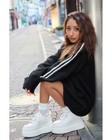 rady　厚底インヒールスニーカー　Mサイズ　EV0052 厚底インヒールスニーカー ホワイト | ファッション通販