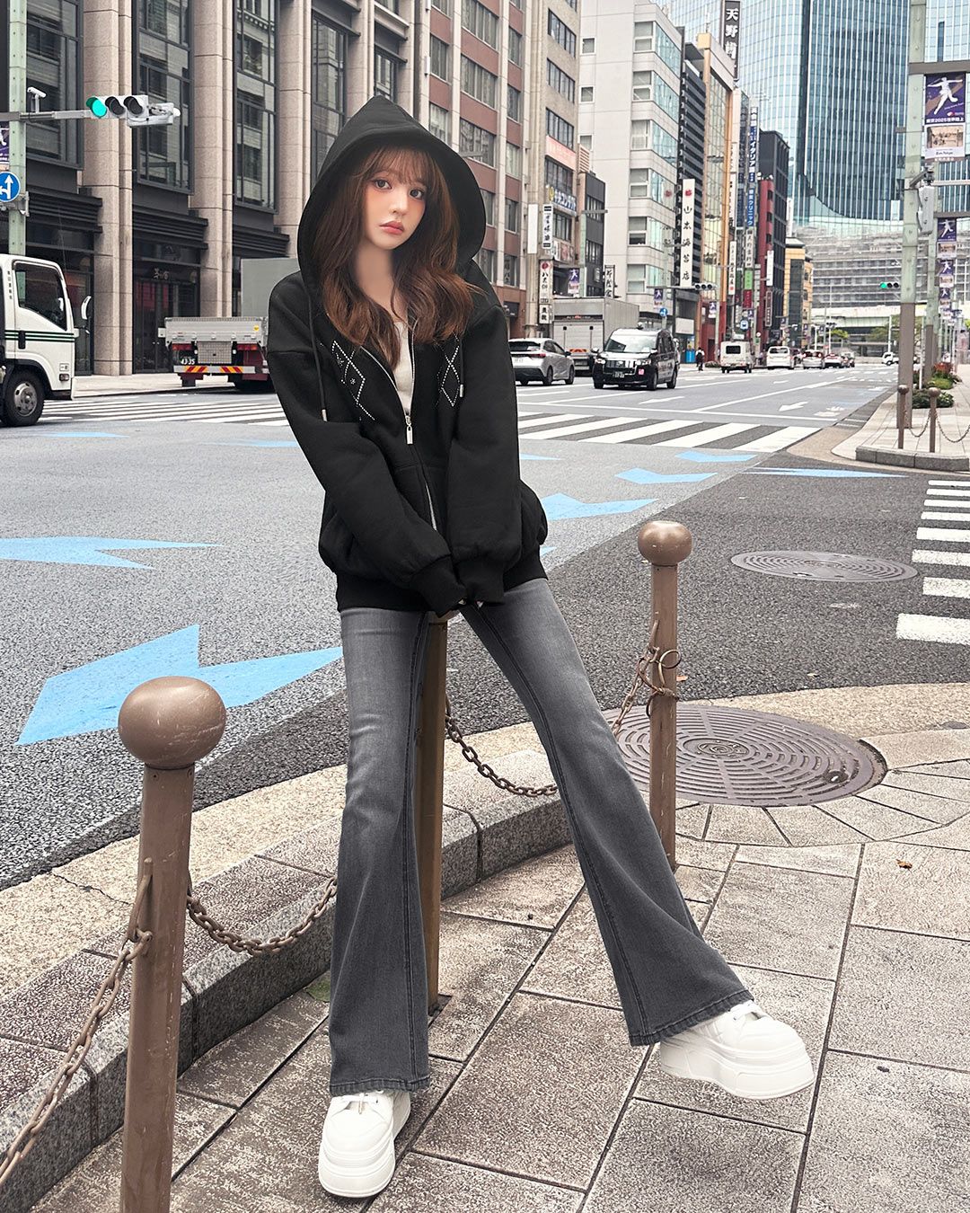 美尻美脚デニム グレー | ファッション通販＆メディアMyColor ～マイ