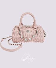 SFO0025ビジューキルティングミニボストン