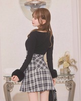 ボレロsetチェックプリーツワンピ ブラウン | ファッション通販