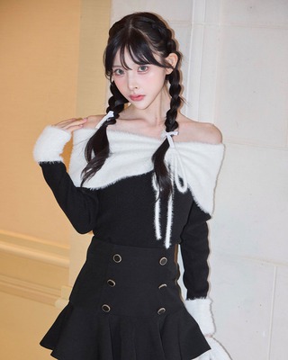 cherimi プリーツスカートシャツワンピース cherimi プリーツスカートシャツワンピース