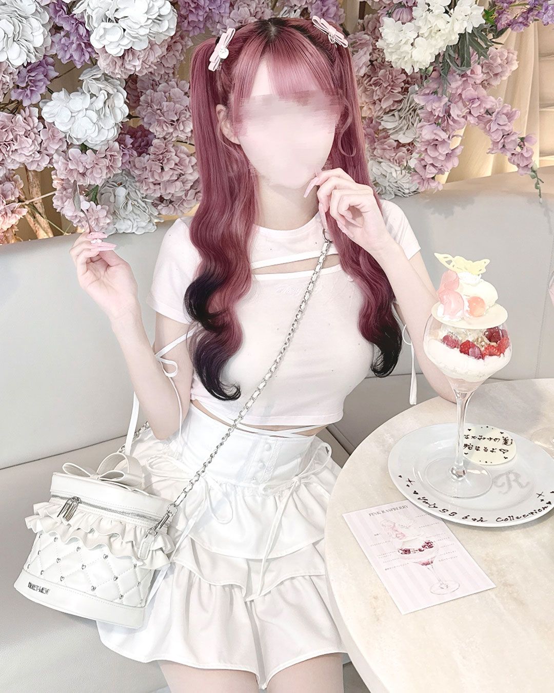 リボンクロスTシャツ ピンク | ファッション通販＆メディアMyColor