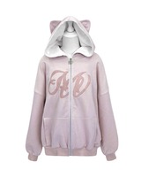 HONEYMEW 猫耳ラメパーカー e42dc4c1c42026394eb646691dff96
