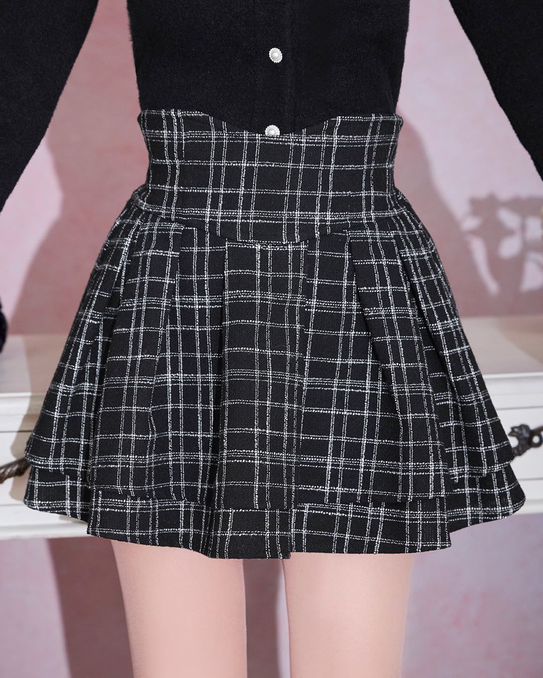 ツイード美脚スカート ブラック | ファッション通販＆メディアMyColor