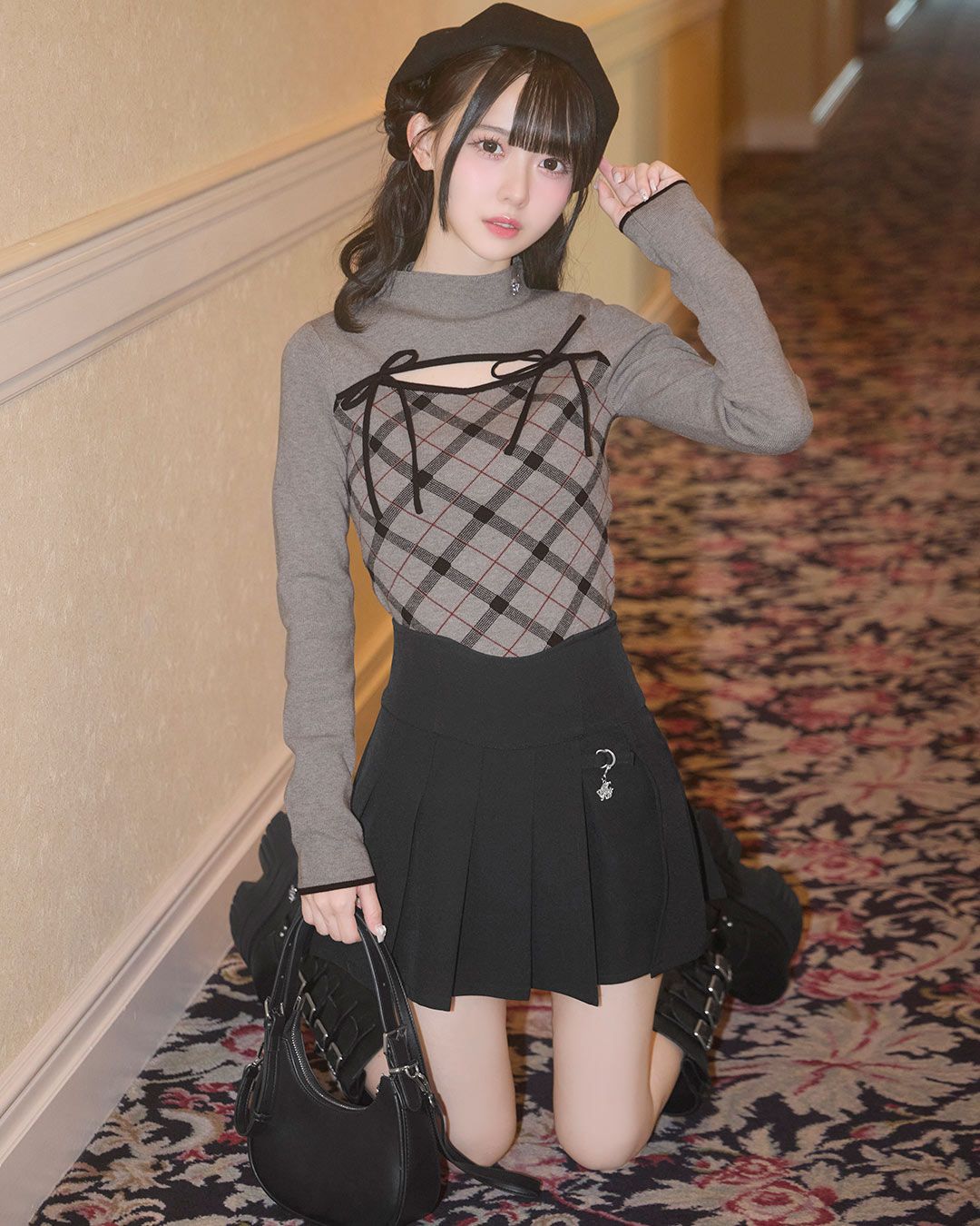 ミシェルマカロン 美脚スカパン グレーフリーサイズ 美脚スカパン グレー | ファッション通販＆メディアMyColor