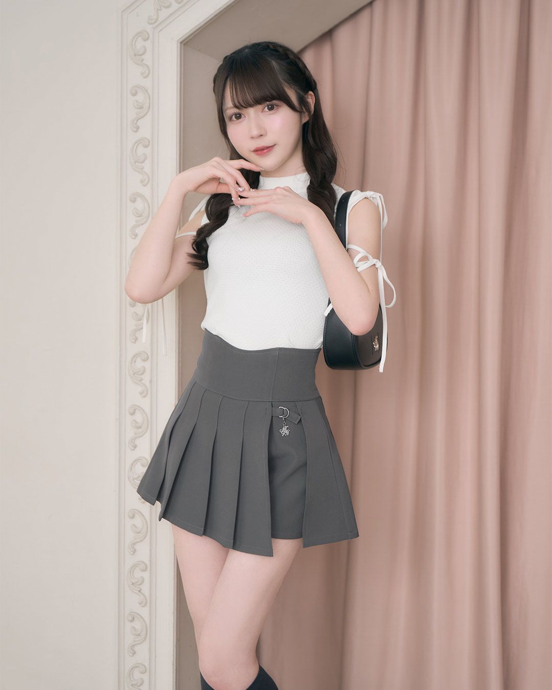 ミシェルマカロン 美脚スカパン グレーフリーサイズ 美脚スカパン グレー | ファッション通販＆メディアMyColor