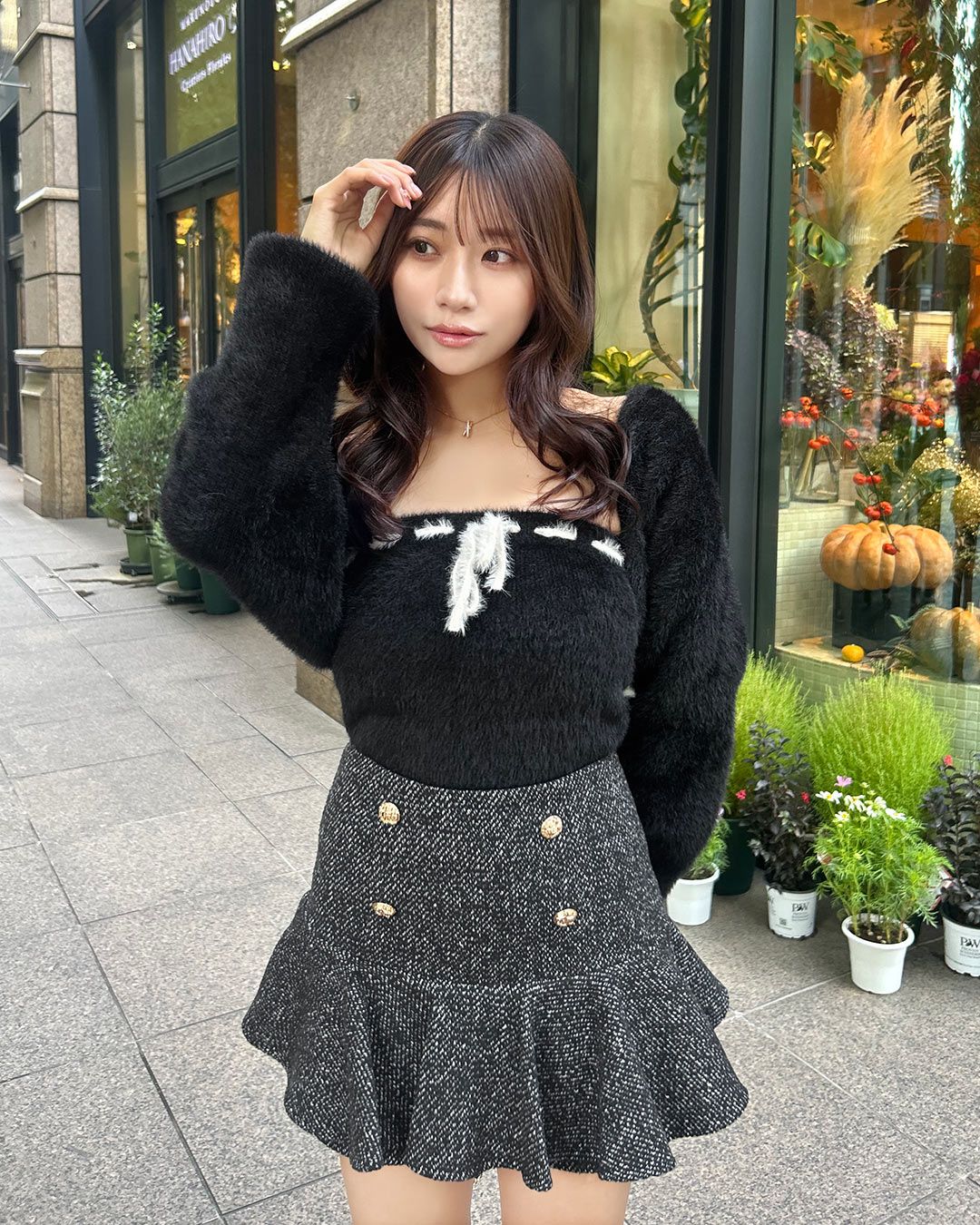 Masa Shizuka iPhone13Starlight,128美品 ビジューリボンカットアウトライクスカパン ｜ LIZ LISA（リズリサ