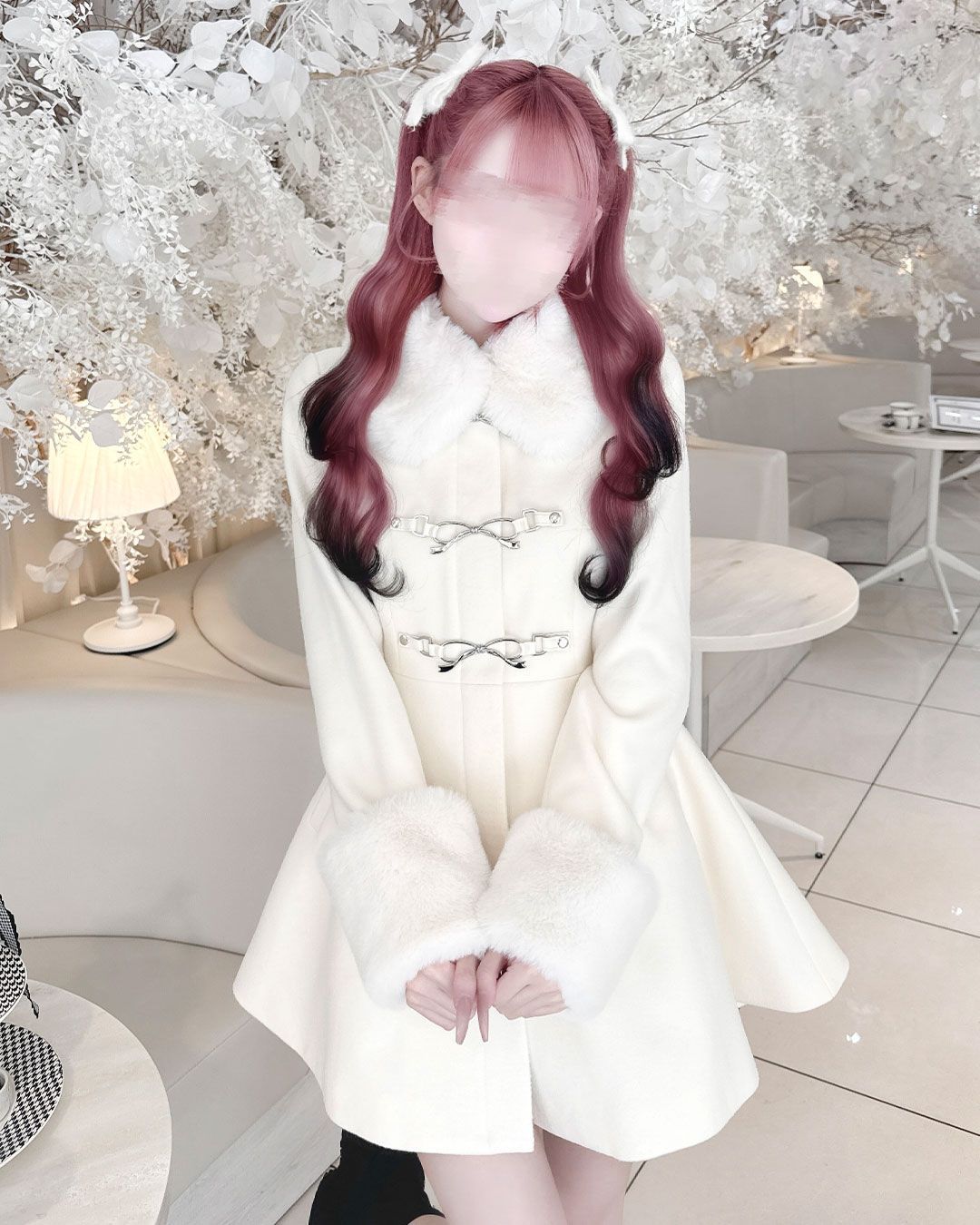 リボンビットコート ブラック | ファッション通販＆メディアMyColor