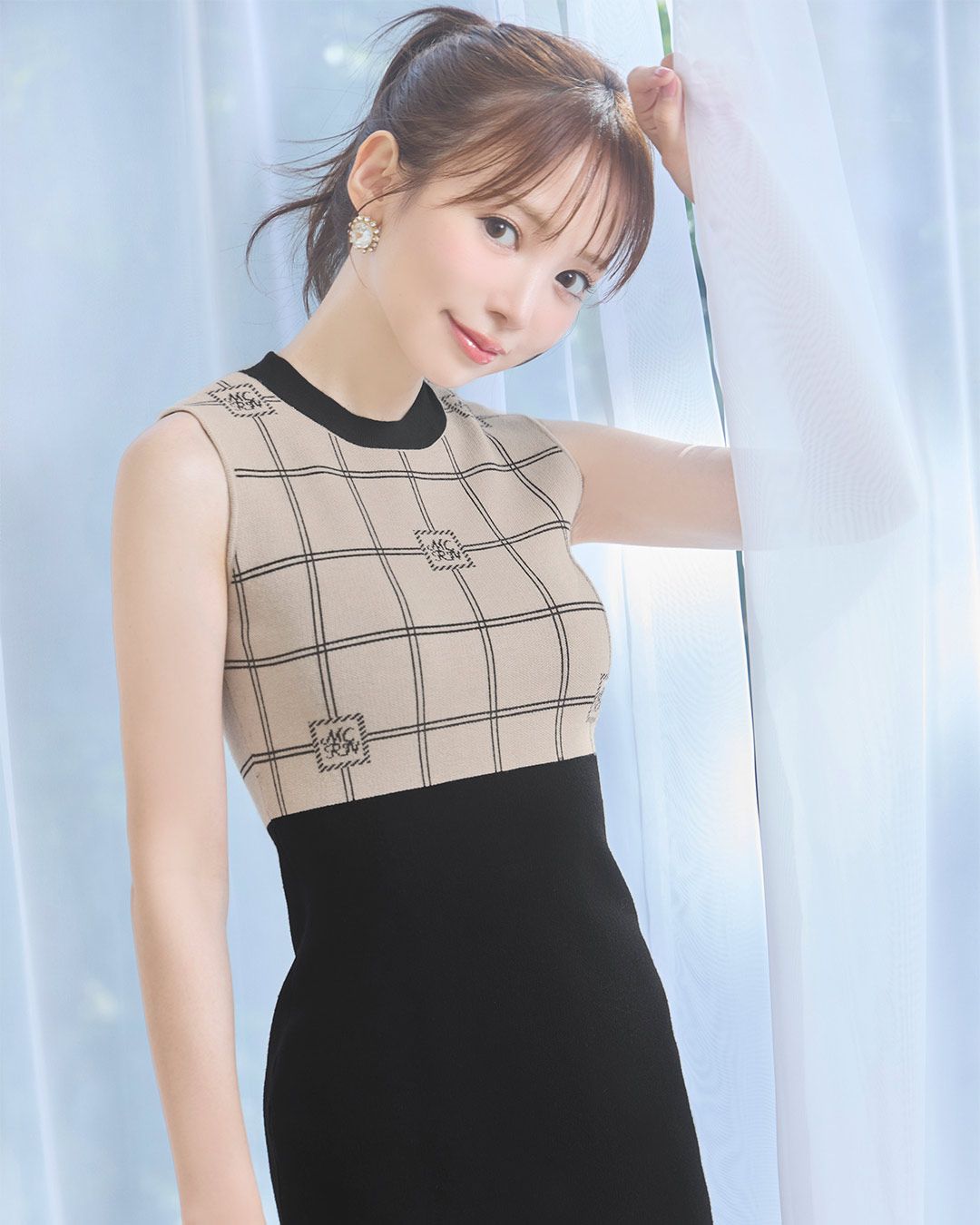 fumikauchida ミニニットワンピース インナーショーツ付マイクロミニ