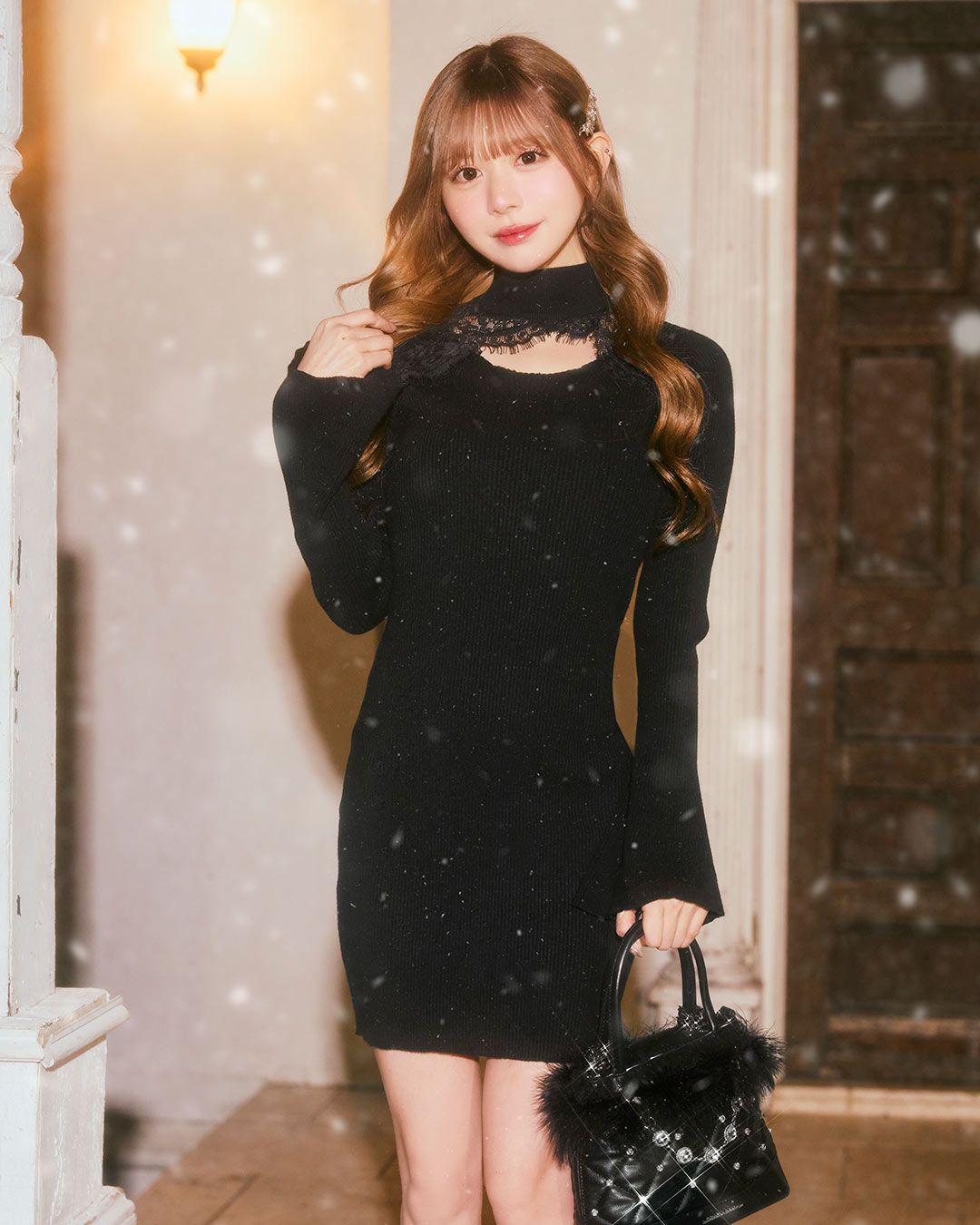 BCBG MAXAZRIA プリーツ ティアード チュール ブラック　ワンピース BCBG MAXAZRIA プリーツ ティアード チュール ブラック
