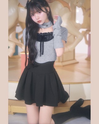 アームカバー付きMWモノグラムワンピース　XS アームカバー付きMWモノグラムワンピース XS アームカバー付きMW