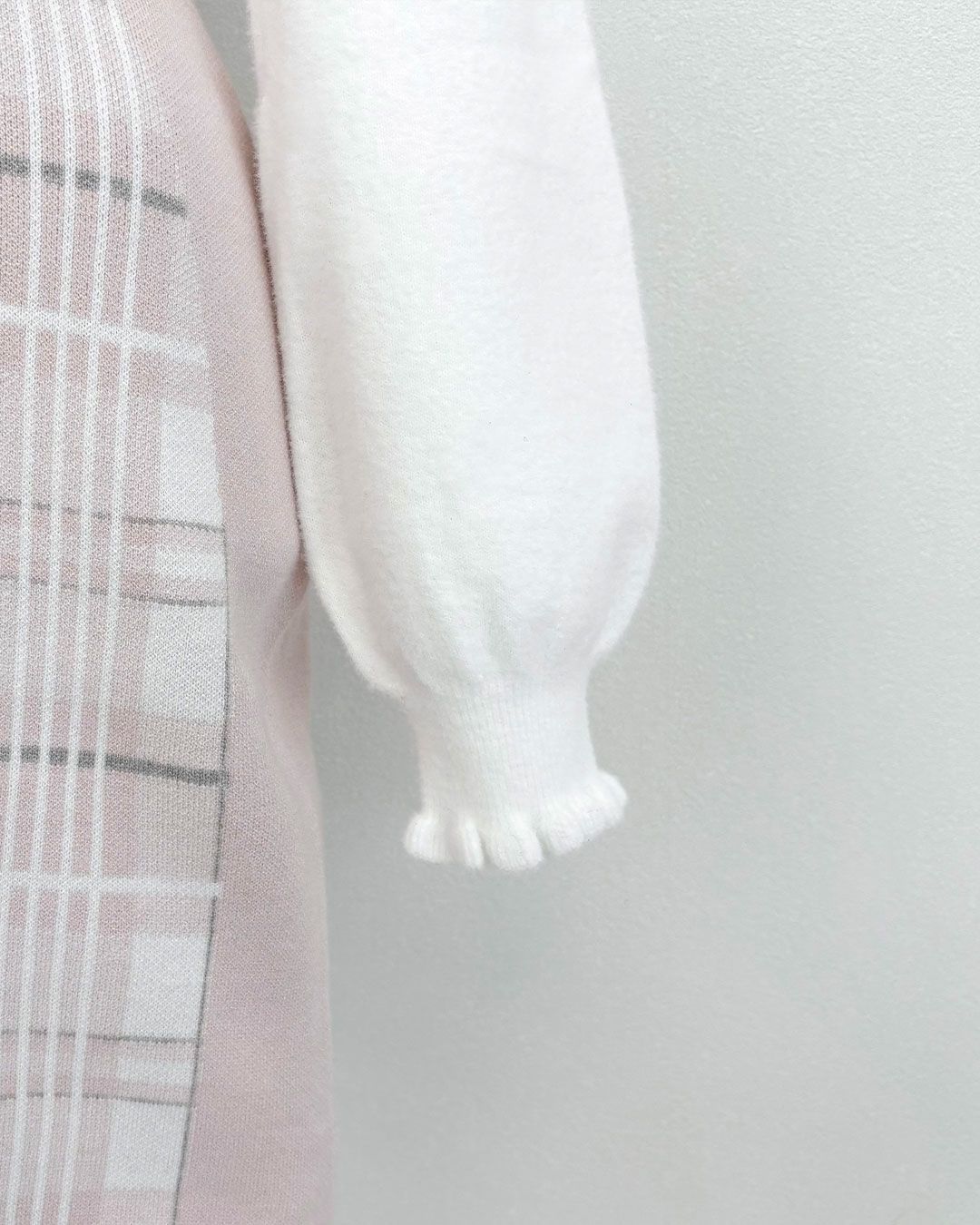 チェックレイヤードアンサンブルワンピース ブラック | ファッション