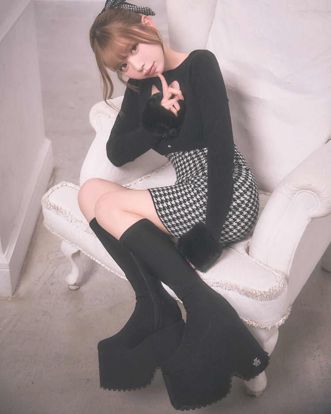 14.5cm史上最強ロングブーツ ブラック | ファッション通販＆メディア