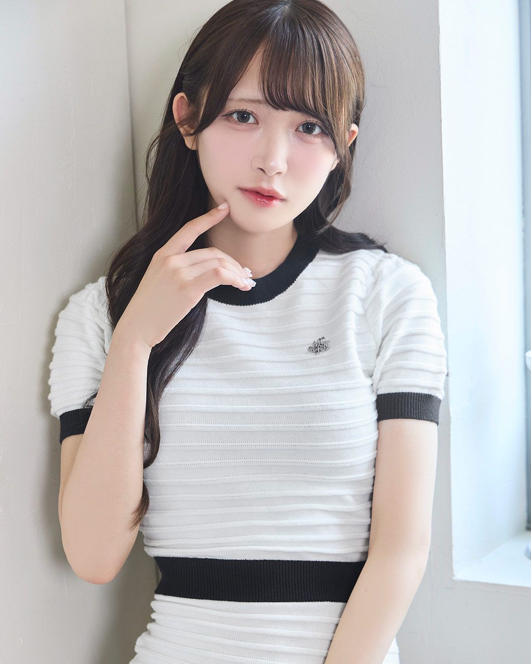 【定価49,500円】ヤマダヤ　レースとリボンのワンピース　ホワイト　M ロジータ ROJITA レースリボンラッフルスリーブロングワンピース