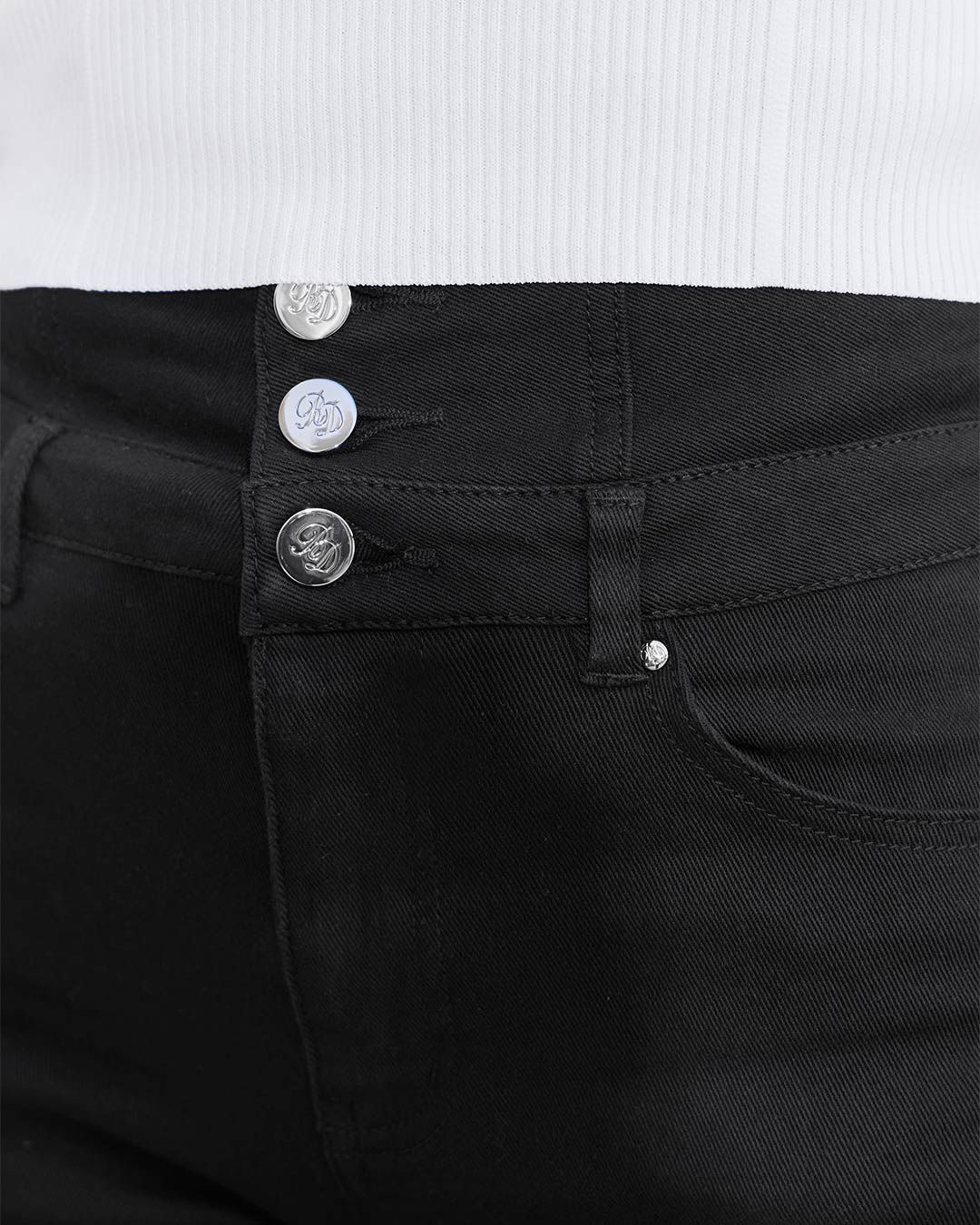 Rady バッククロスフレアデニム　ブラック　24インチ バッククロスフレアデニム ブラック | ファッション通販