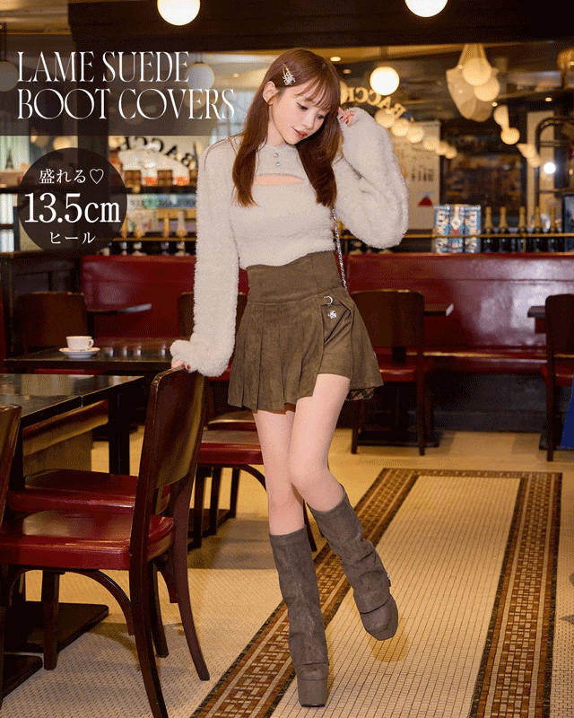 シャツレイヤード風ニットワンピース ブラック | ファッション通販