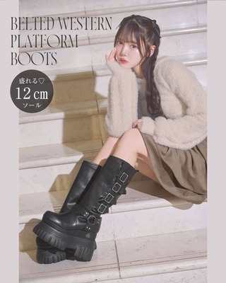 ♡ michellMacaron ♡ 厚底スエードサンダル ミシェルマカロン 厚底