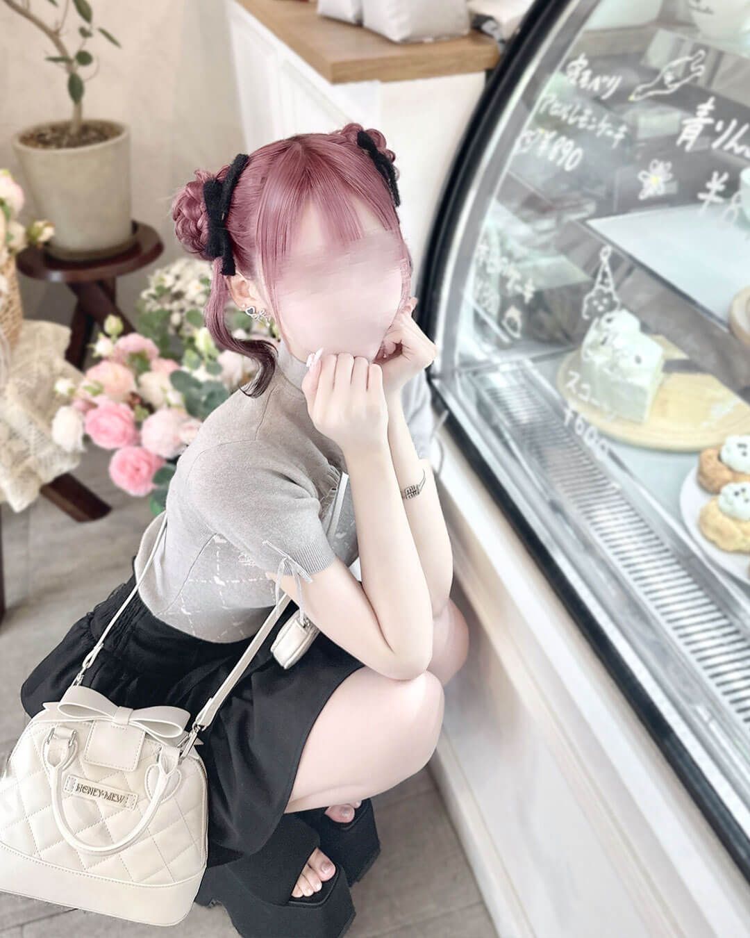 HONEY MEW MWモノグラムトップス MWモノグラムトップス グレー | ファッション通販＆メディアMyColor