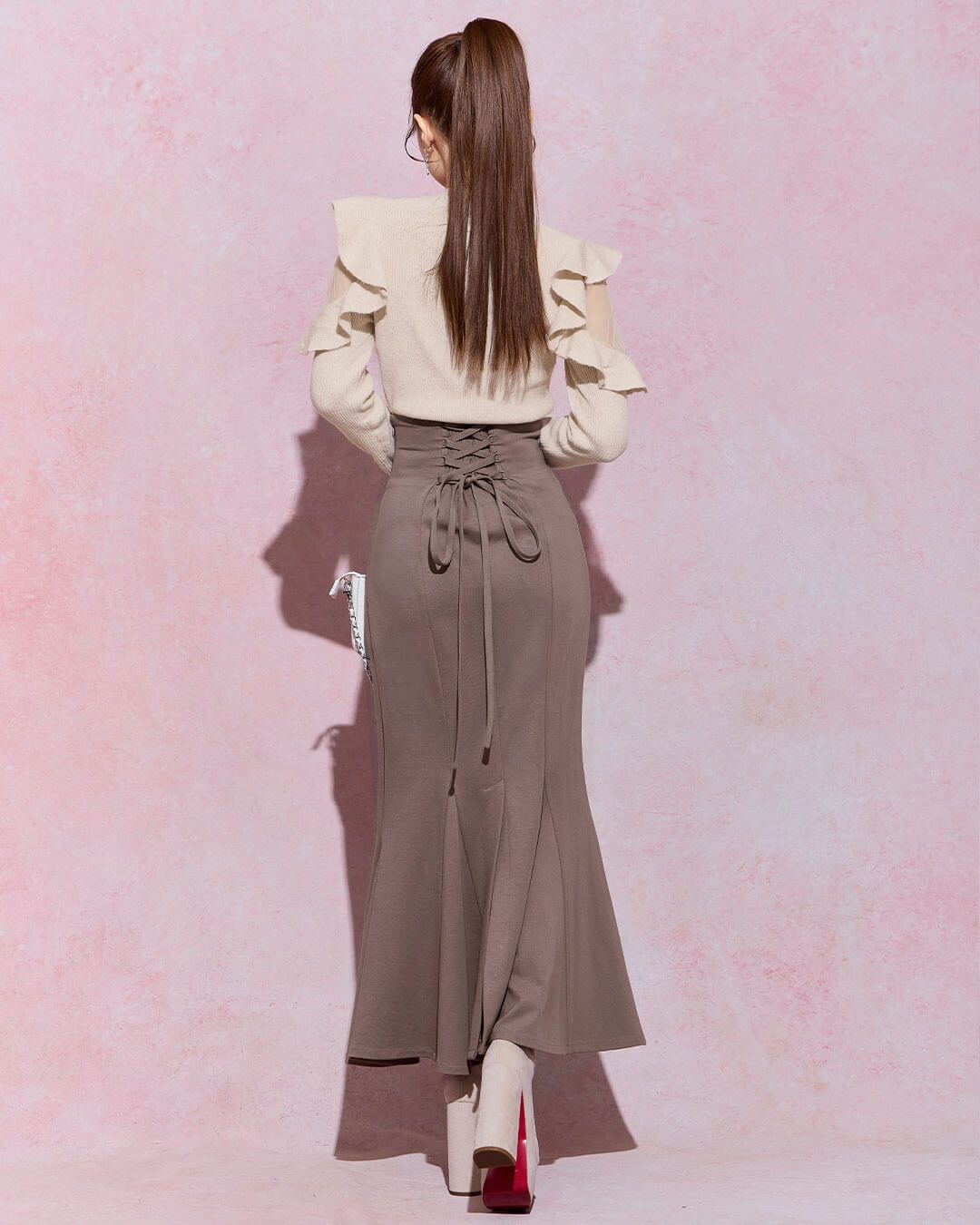 大人の美脚スカート SCC0233 大人の美脚スカート ブラウン | ファッション通販＆メディア