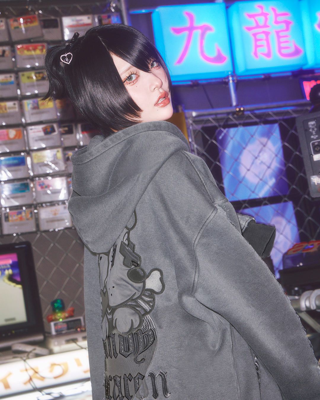 ガルフィーコラボBIGパーカー ホワイト | ファッション通販＆メディア