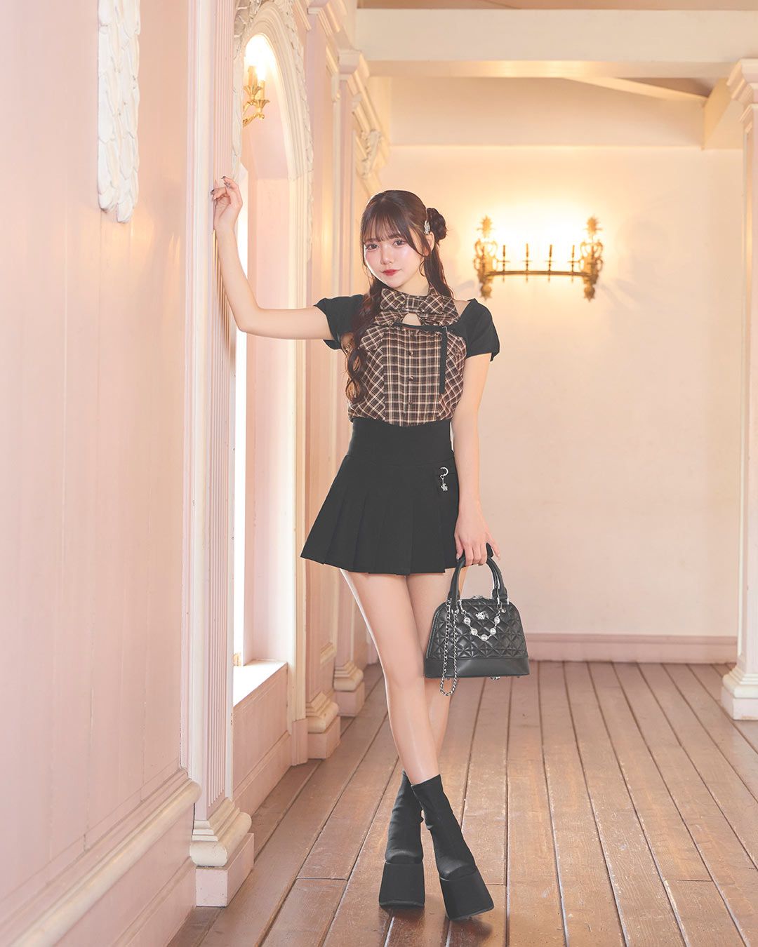 美脚スカパン グレー | ファッション通販＆メディアMyColor ～マイカラー～