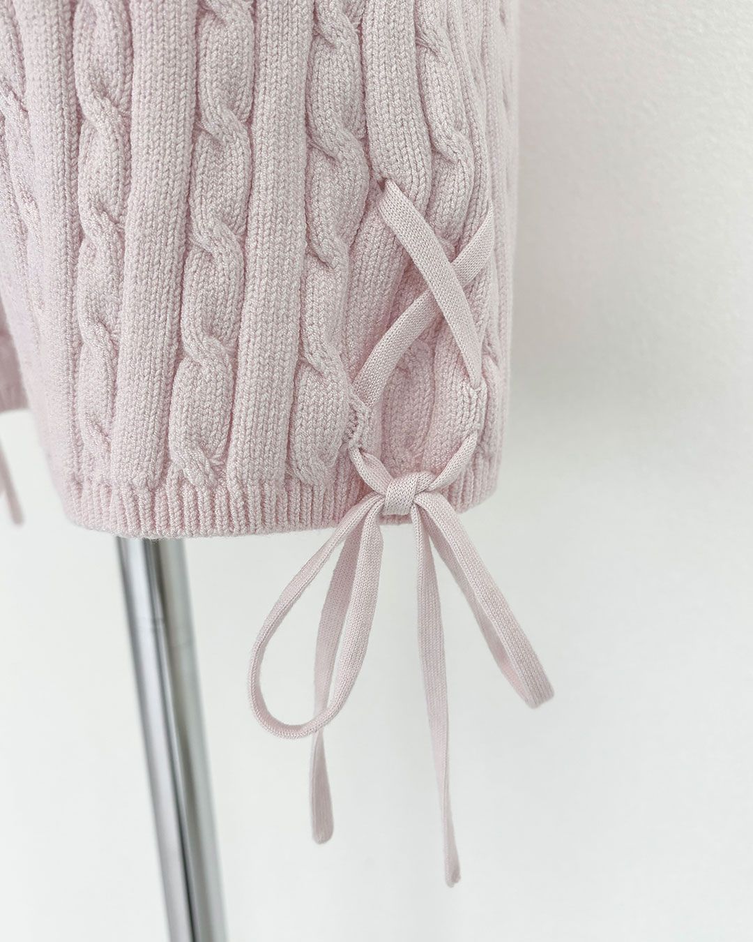 MWワンショルニットセットアップ シェルピンク | ファッション通販