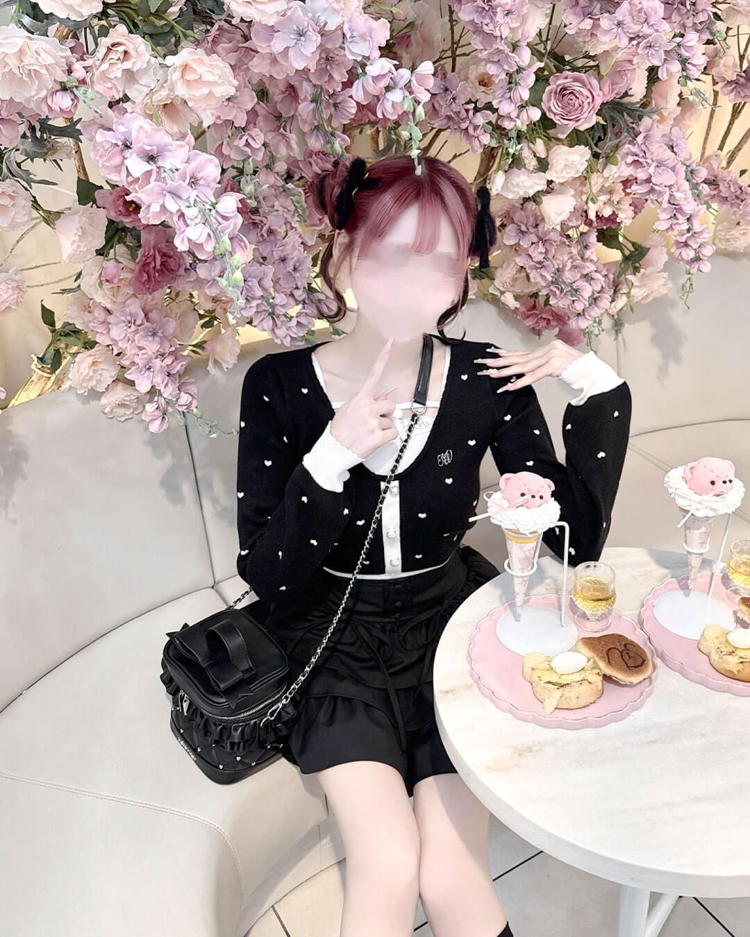 HONEYMYU Luv ドッキングカーデトップス Luv ドッキングカーデトップス ピンク | ファッション通販＆メディア