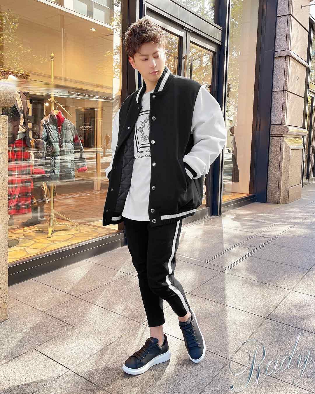 お買い得モデル バッグロゴメンズジャケット Rady スカジャン Labelians Fr