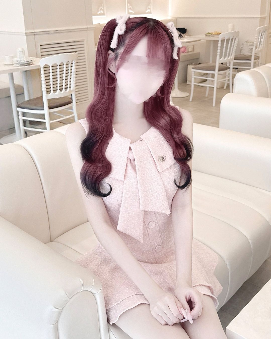 ハニーミュウ honeymew ボウタイツイードワンピース ボウタイツイードワンピース ブラック | ファッション通販＆メディア