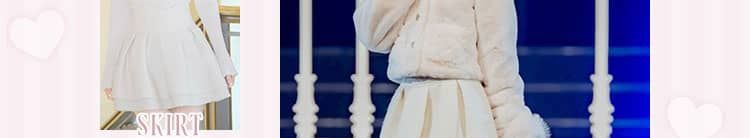SMD0271ホワイト美脚ツイードスカート