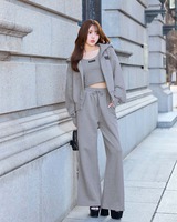 ワッペンロゴセットアップ グレー | ファッション通販＆メディア