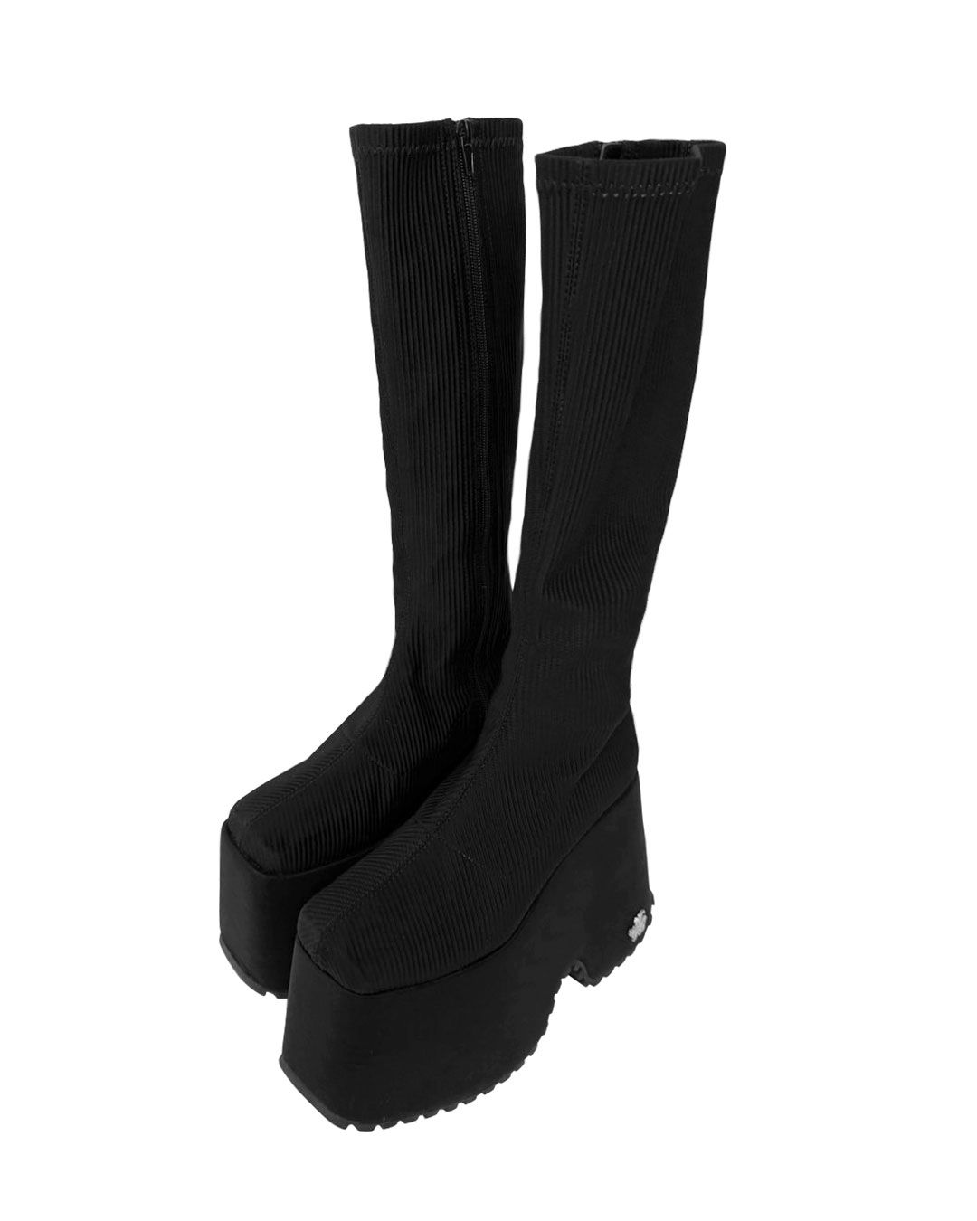 14.5cm史上最強ロングブーツ ブラック | ファッション通販＆メディア