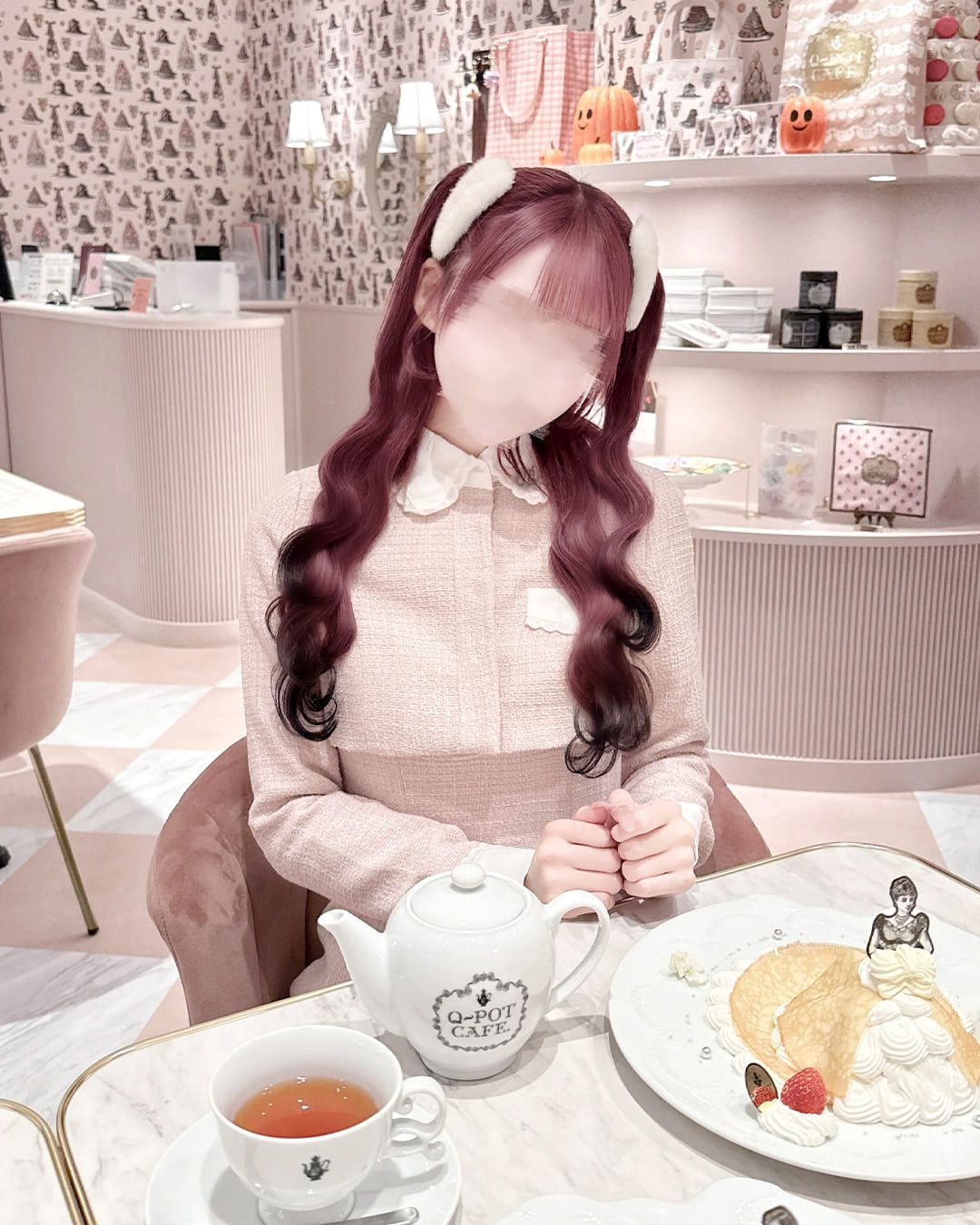 ハニーミュウ HONEY MEW ツイードアンサンブルワンピース ツイードアンサンブルワンピース ピンク | ファッション通販＆メディア
