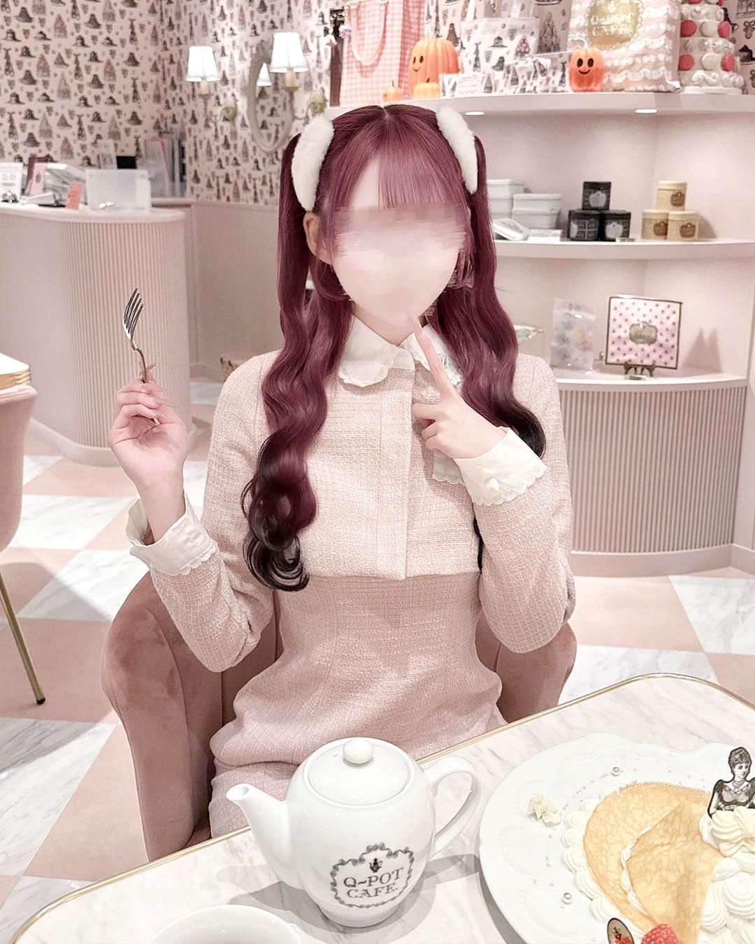 ツイードアンサンブルワンピース ピンク | ファッション通販＆メディア