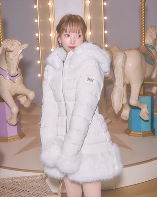 ハートニットセットアップ ベージュ | ファッション通販＆メディア