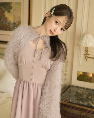 【ミシェルマカロン】シャツセットキャミワンピース シャツセットキャミワンピ―ス ブラック | ファッション通販