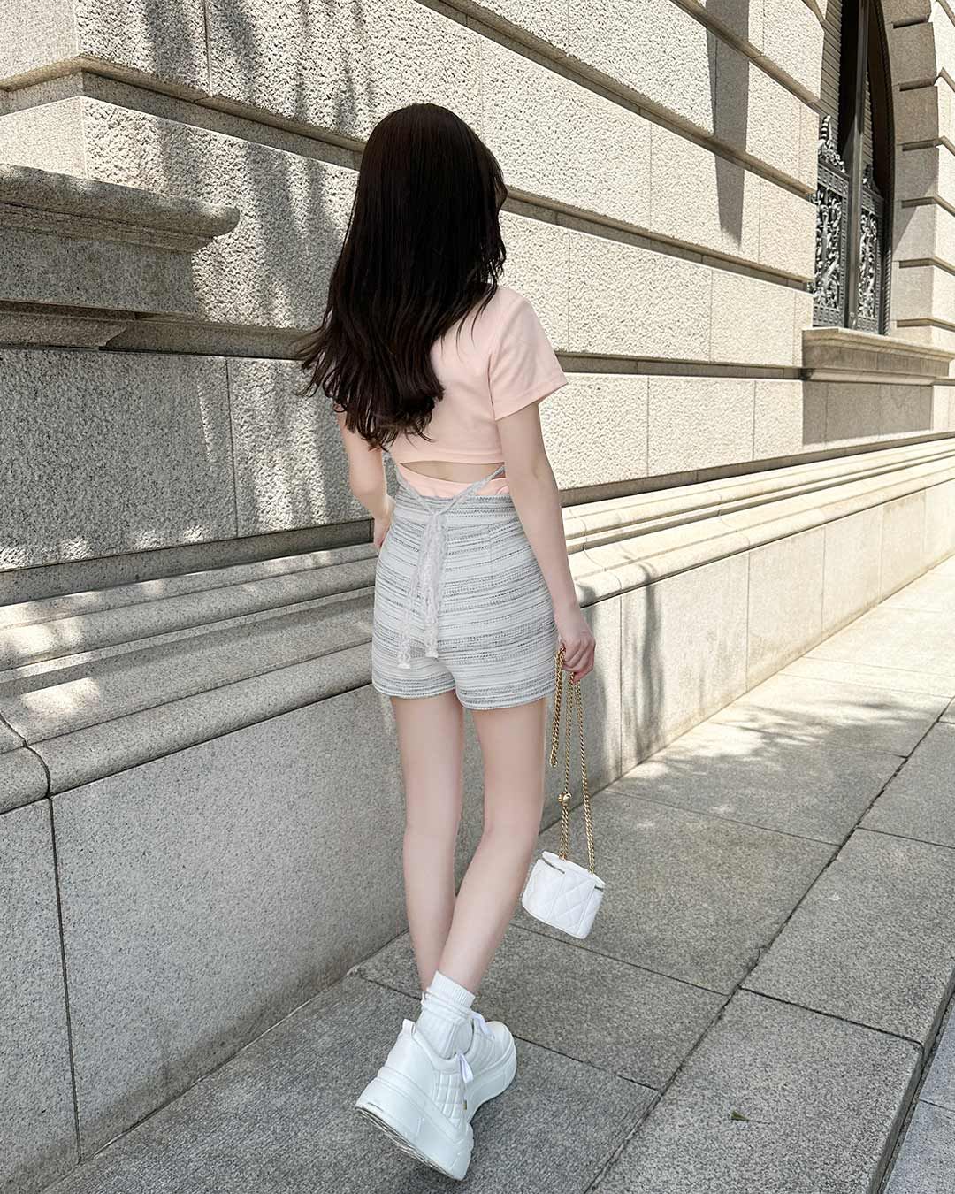 ツイードショートパンツ ホワイト | ファッション通販＆メディア