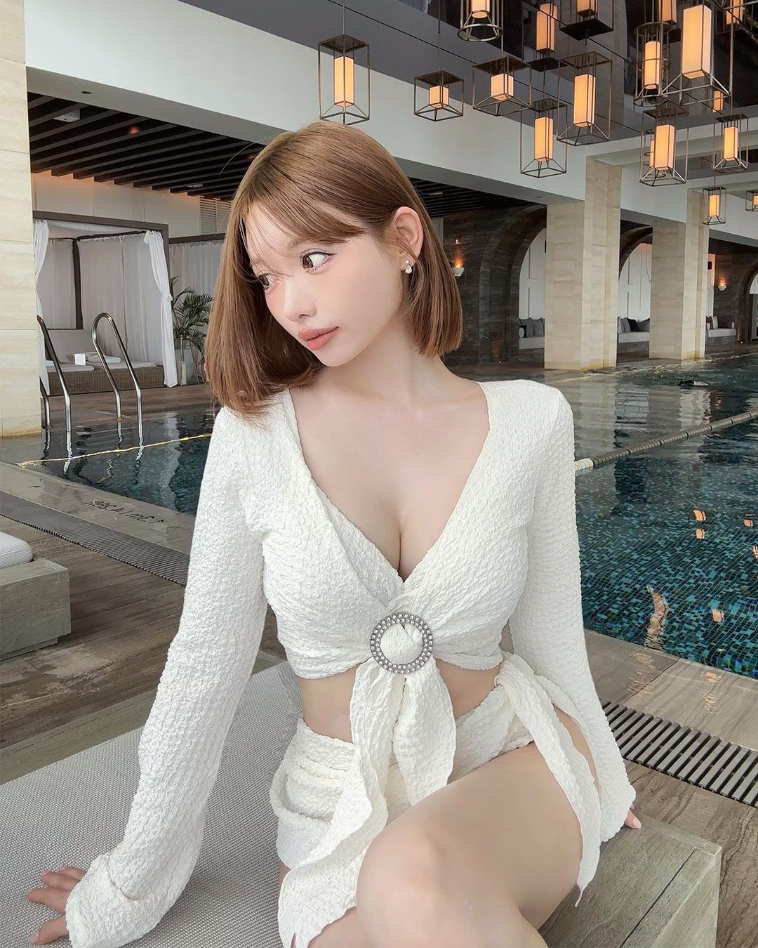 パレオデザインビキニ ボレロSET アイボリー | ファッション通販
