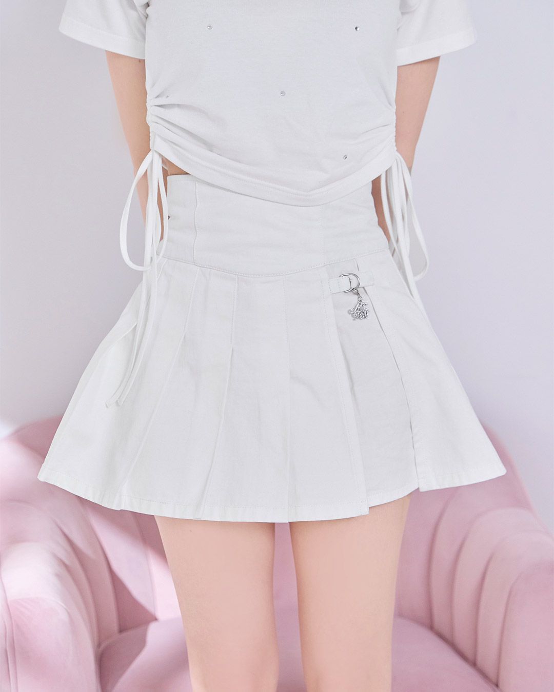 美脚デニムスカパン ライトブルー | ファッション通販＆メディア