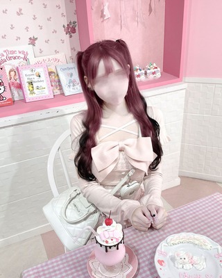michellMacaron ダブルリボンギンガムトップス michellMacaron】ギンガムチェックキャミsetトップス xsサイズ