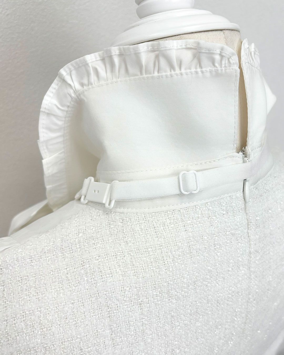 ビッグリボンツイードプリーツワンピース ブラック | ファッション通販