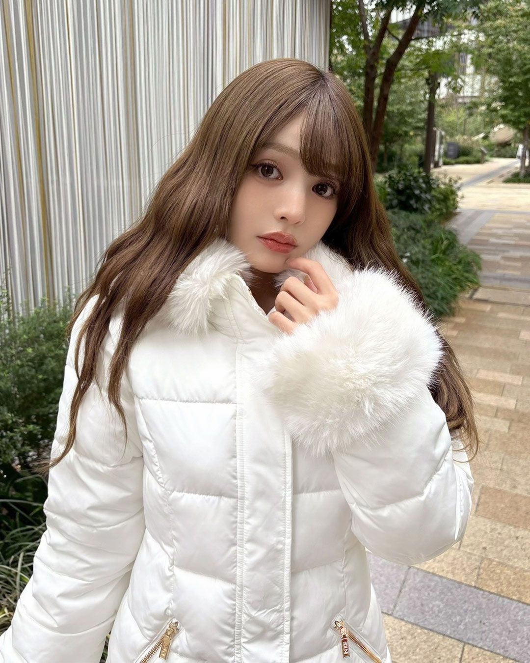 ファーフーディファイバーダウン ブラック | ファッション通販