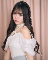 ハニーミュウ ビッグリボンオフショルニットトップス 白 XS ビッグリボンオフショルニットトップス ホワイト | ファッション通販