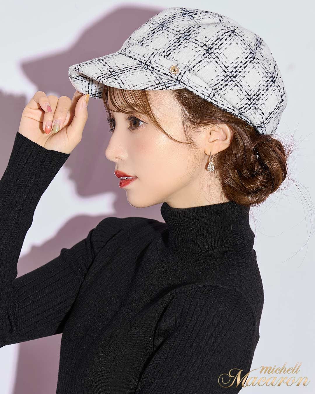 新品Radyポイントビジューハット Rady♡ポイントビジューハット
