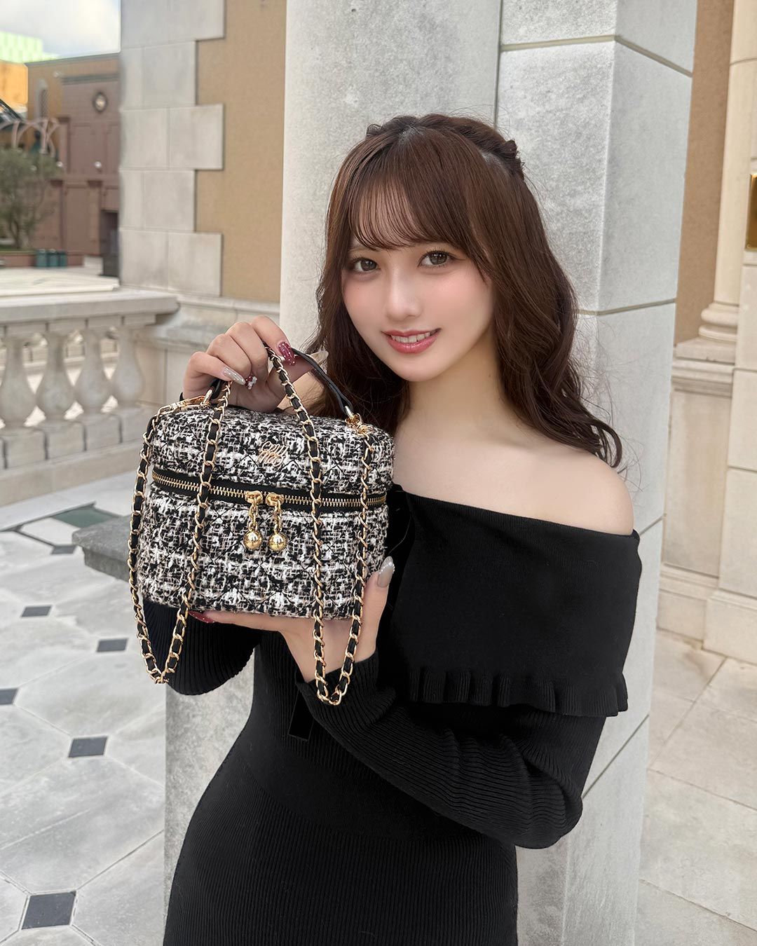 バニティバッグ ブラック | ファッション通販＆メディアMyColor ～マイ