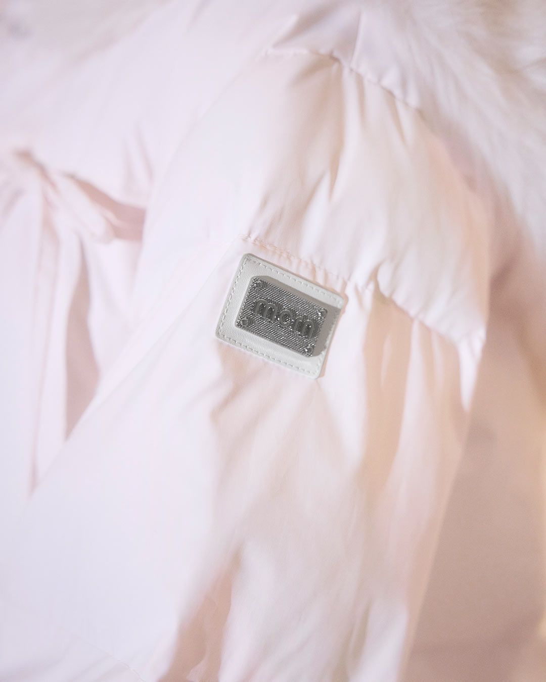 ファーフードリボンダウンコート ピンク | ファッション通販＆メディア