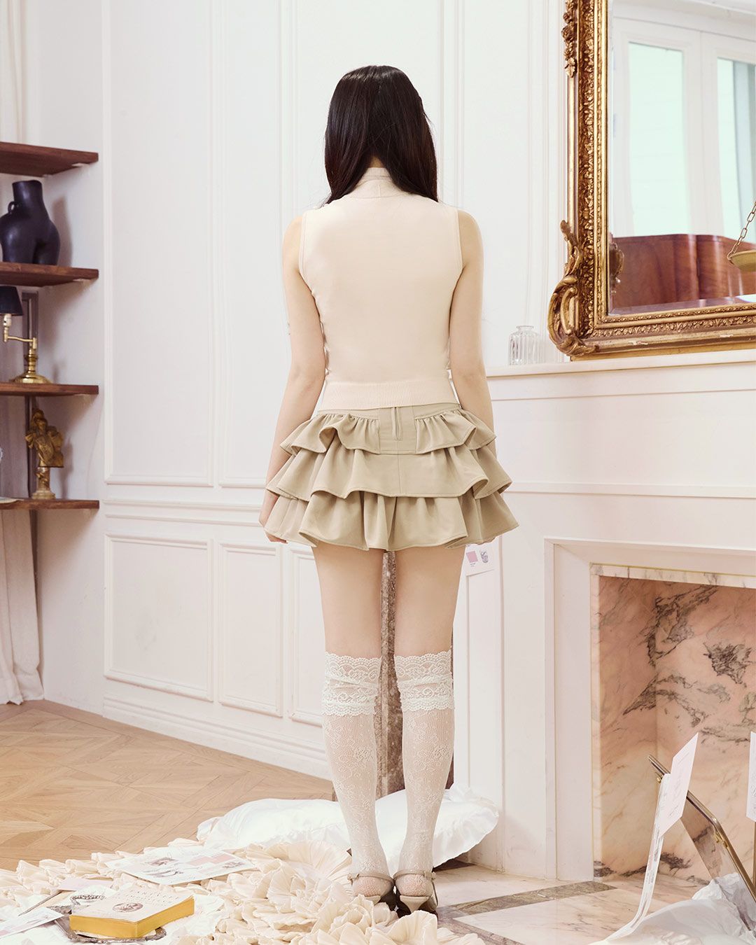 Chouchou Frill Skirt トレンチベージュ | ファッション通販＆メディア