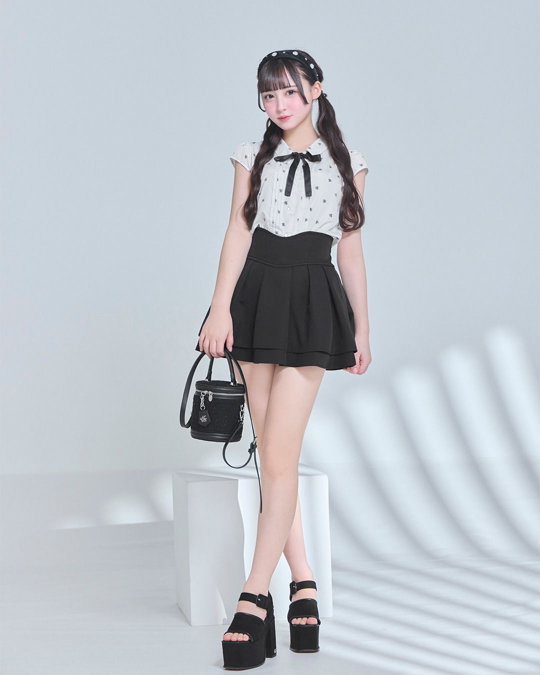 michellMacaron 美脚リボンスカート Mサイズ ミシェルマカロン 美脚リボンスカート インナーパンツ付